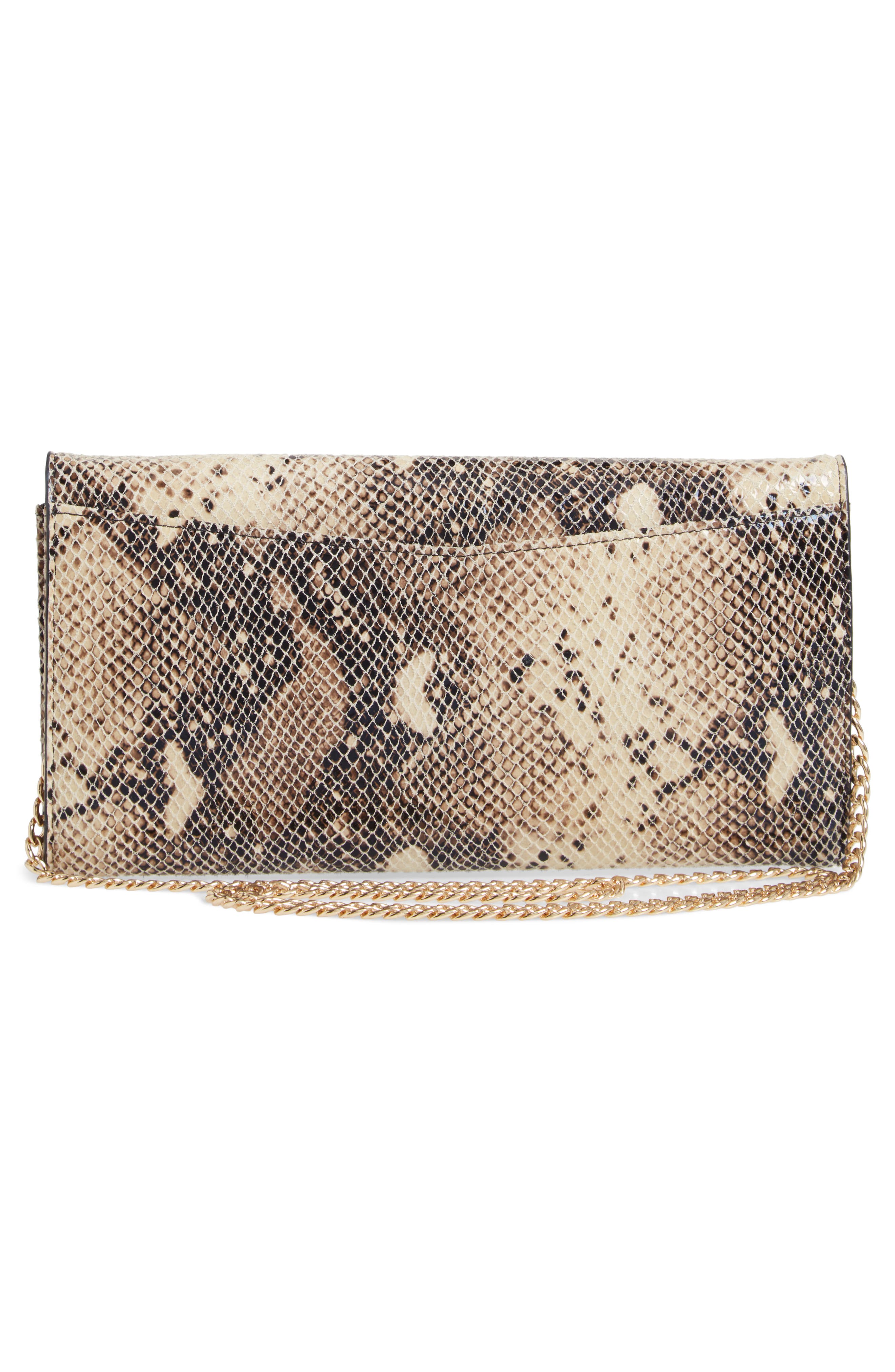 Nordstrom Selena Leather Clutch, Alternate, color, 