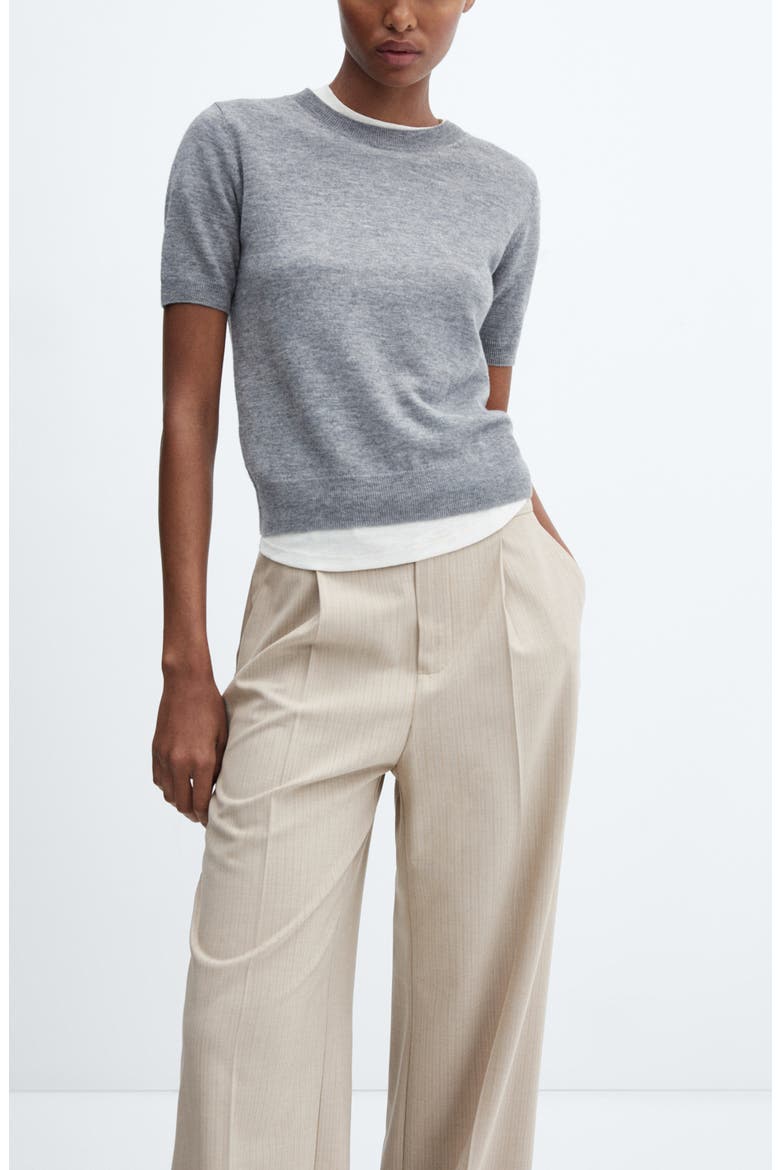 Tonal Stripe Pants, Alternate, color, ECRU
