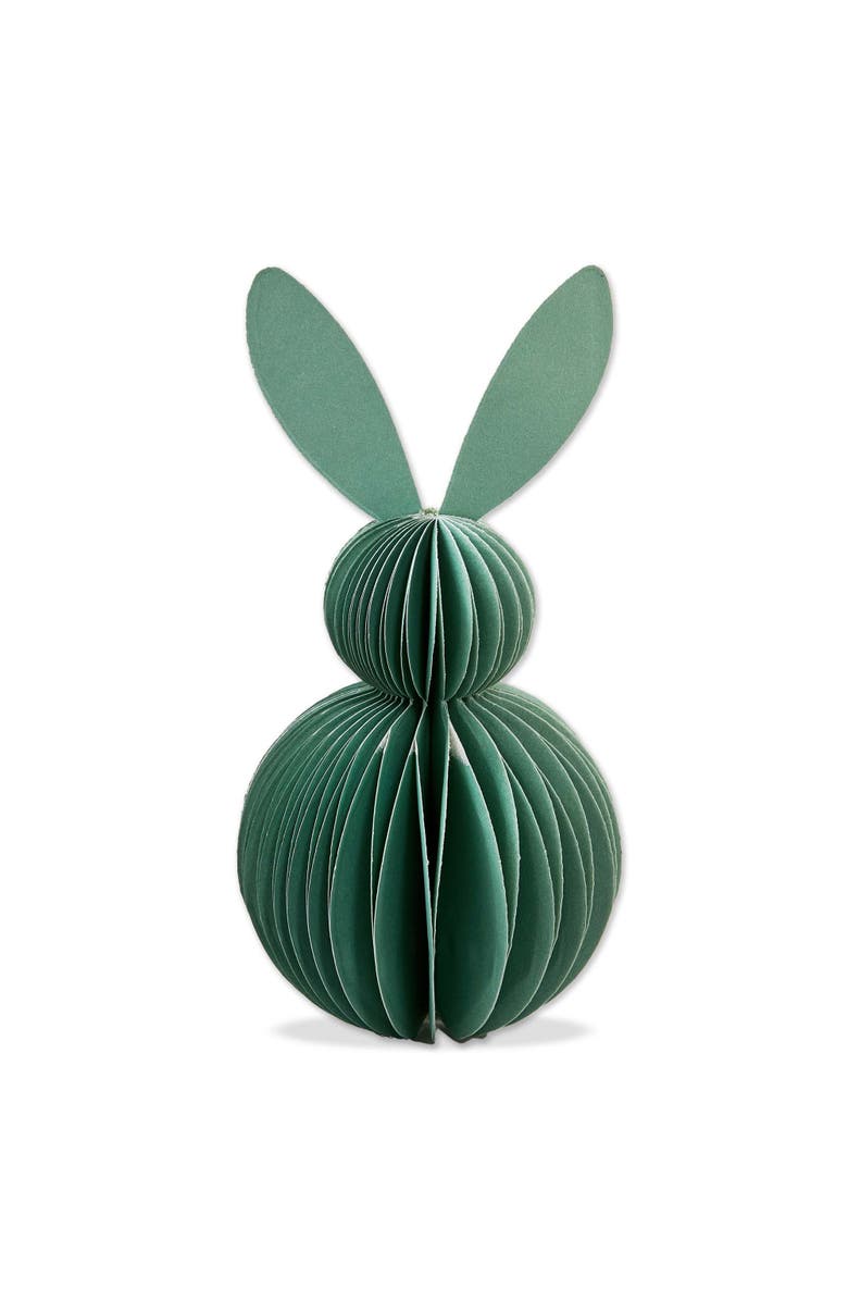 tag Seafoam Bunny Paper Decor for Easter Tabletop Mantel, Main, color, Green