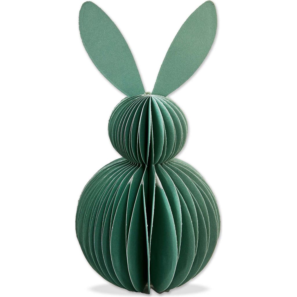 Tag Seafoam Bunny Paper Decor For Easter Tabletop Mantel In Green