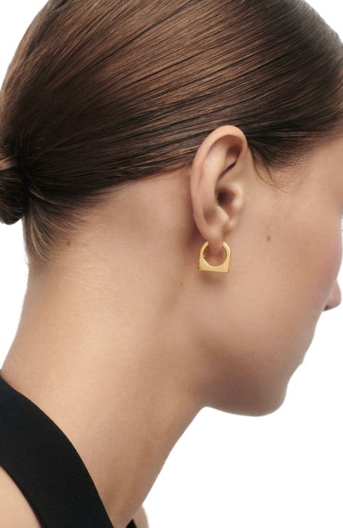 Pdpaola New York Single Hoop In Gold