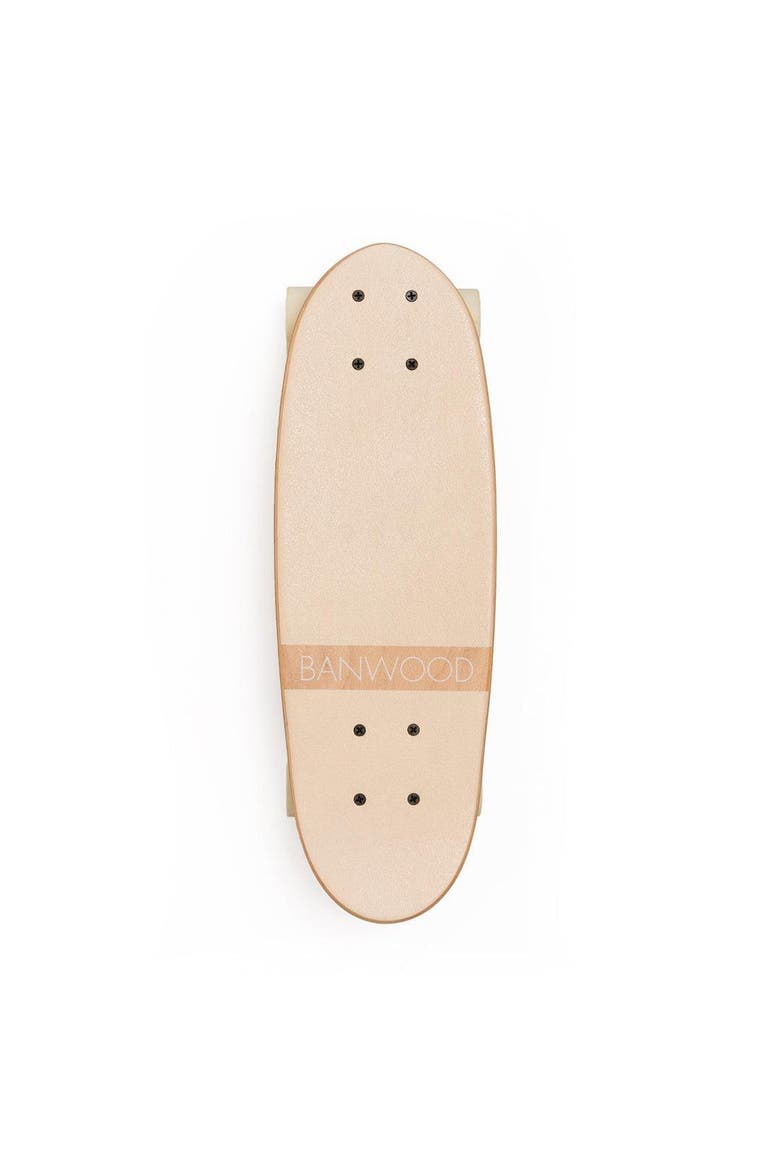 Skateboard Canadian Maple Outdoor Skating Kids Balance, Main, color, Cream