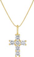 BEN ONI 14k Gold Filled CZ Cross Necklace