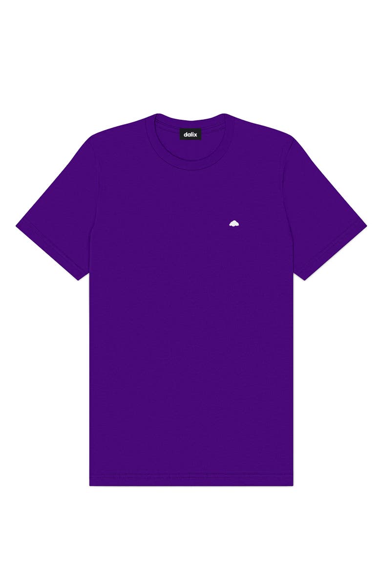 Mens Lil Cloud Lightweight Jersey Tee, Main, color, Purple
