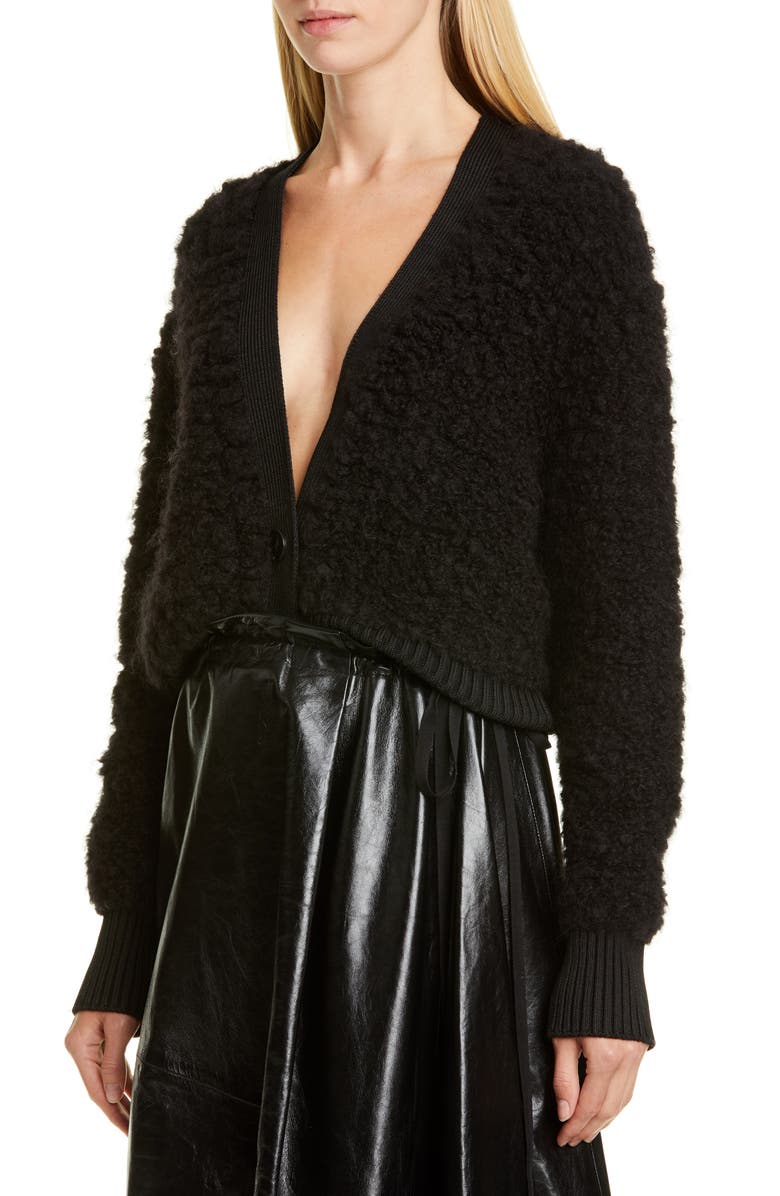 Proenza Schouler Crop Cardigan, Alternate, color, 