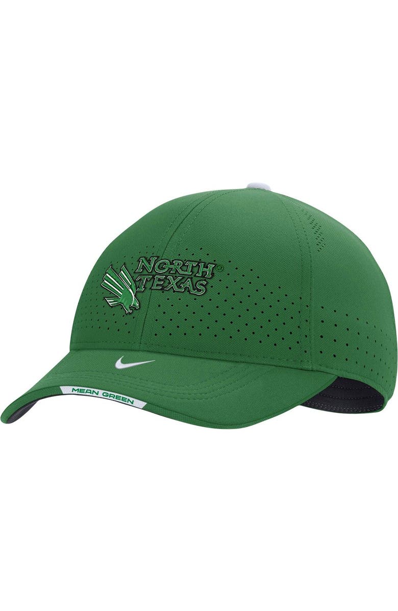 Nike Men's Nike Kelly Green North Texas Mean Green 2022 Sideline Classic99 Swoosh Performance Flex Hat, Main, color, Kelly Green
