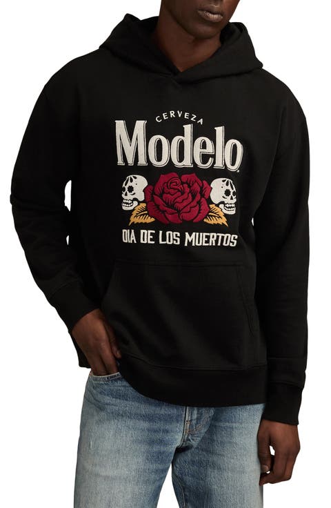 Modelo Rose Embroidered Hoodie