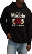 Lucky Brand Modelo Rose Embroidered Hoodie