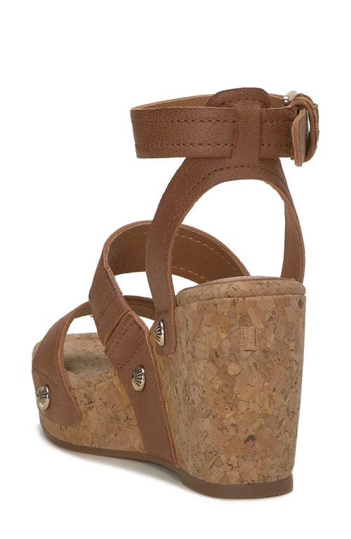 LUCKY BRAND LUCKY BRAND VALINTINA ANKLE STRAP PLATFORM WEDGE SANDAL 