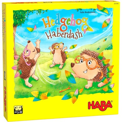 Color Matching Memory Game for 3 Year Olds & Up - Hedgehog Haberdash - Children's Board Game for Family Night and Preschool Learning