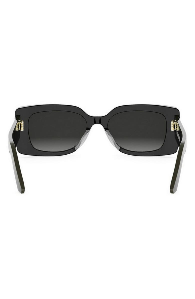 DIOR
DiorPacific S1U 53mm Rectangular Sunglasses, Alternate, color, Black/ Other / Gradient Smoke