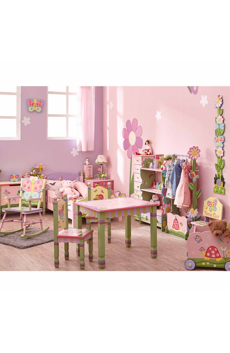 Teamson Kids Fantasy Fields Magic Garden Wood Chair Set, Alternate, color,