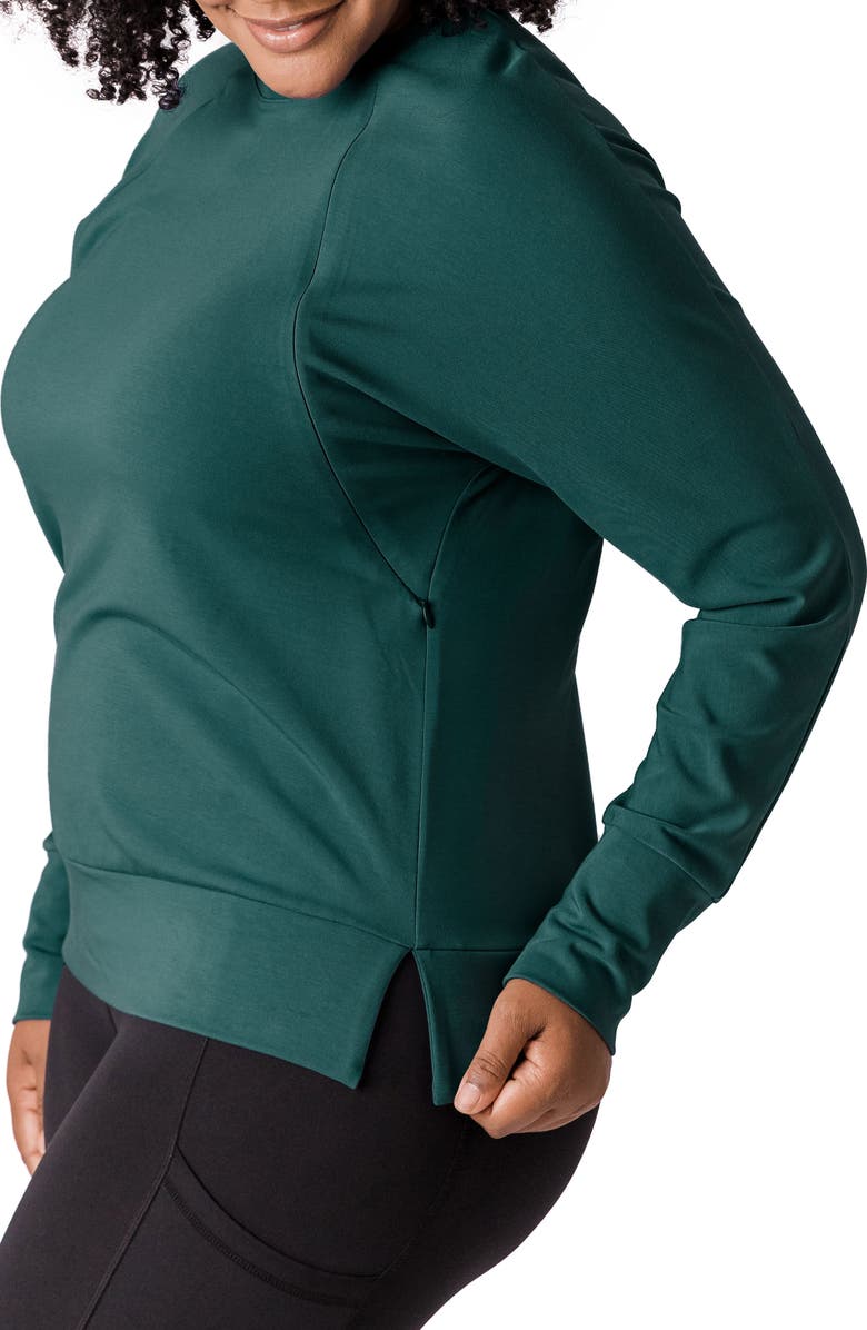 Kindred Bravely Relaxed Fit Maternity/Nursing Sweatshirt, Alternate, color,