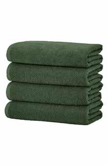 Woven & Weft Set of 4 Textured Bath Towels