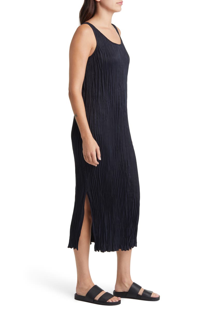 Eileen Fisher Scoop Neck Midi Dress, Alternate, color,