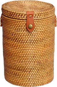 Jelavu Zuma Handwoven Rattan Bucket Bag