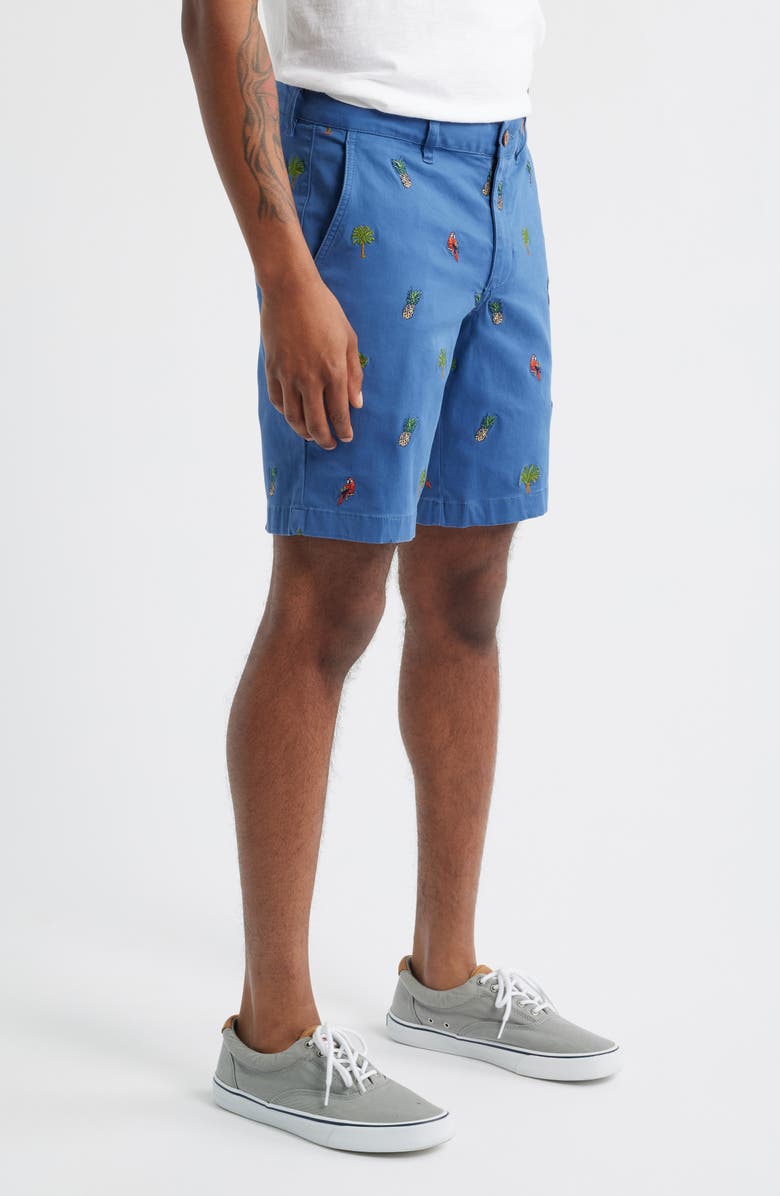 Tommy Bahama Boracay Tropic Tossup Flat Front Shorts, Alternate, color, Dockside Blue