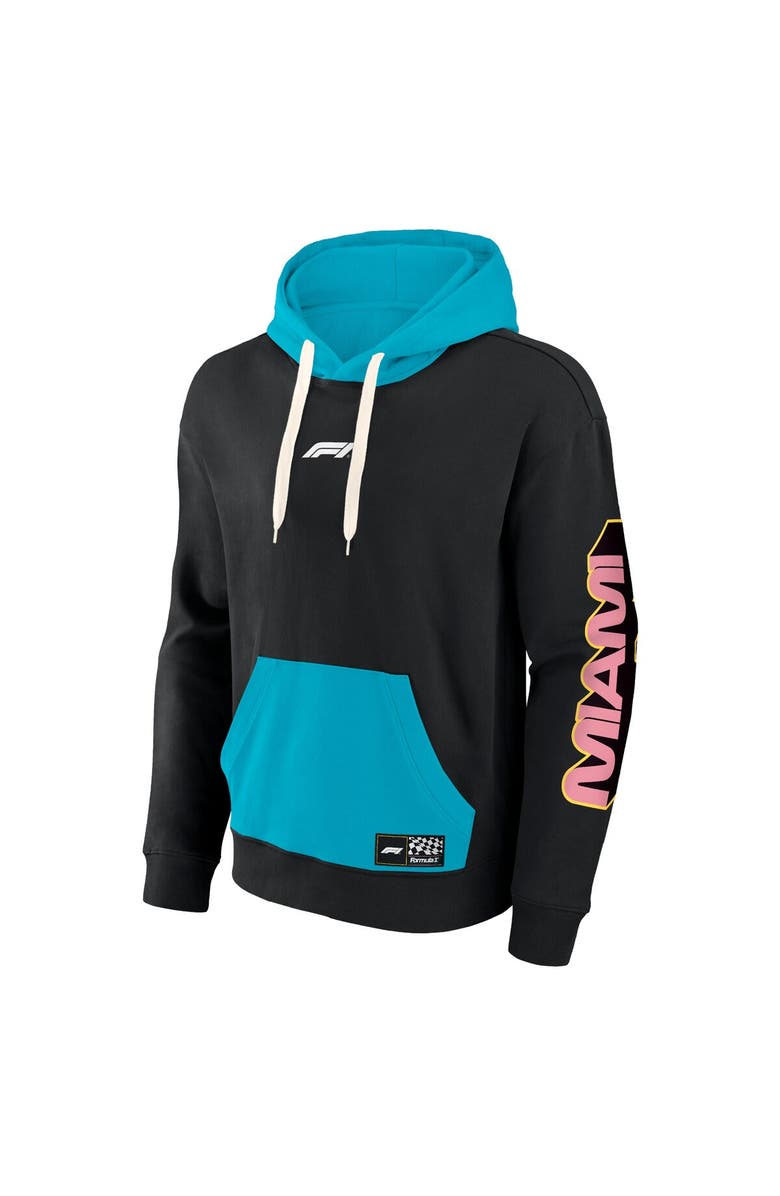 FANATICS Men's Fanatics Branded Black Formula 1 Miami Grand Prix Pullover Hoodie, Alternate, color, 