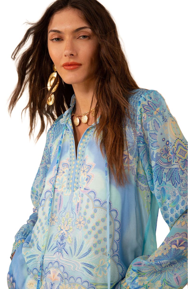 Hale Bob Lucia Chiffon Top, Alternate, color, 