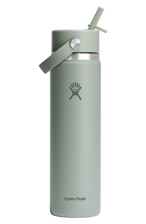 24-Ounce Wide Mouth Flex Straw Cap Bottle