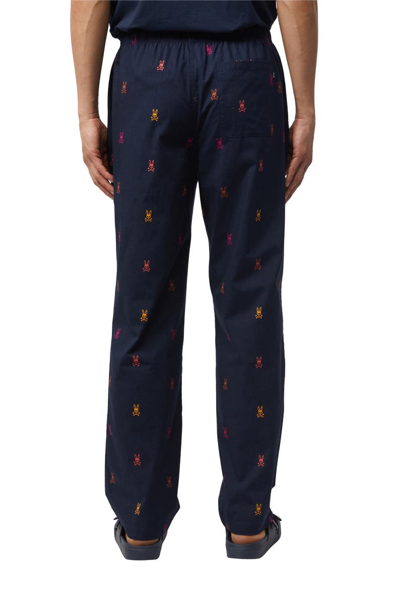 Psycho Bunny Cotton Poplin Pajama Pants, Alternate, color, 