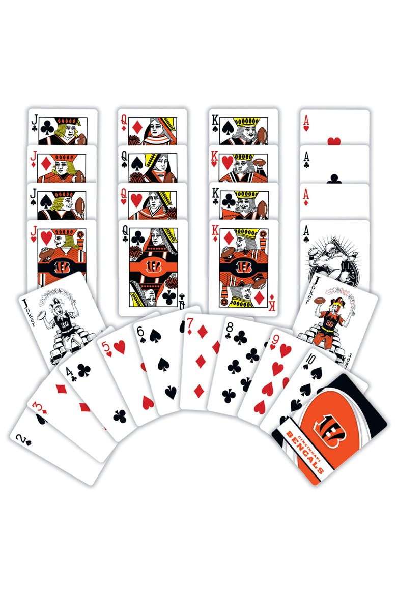 Cincinnati Bengals Playing Cards, Alternate, color, Multicolor