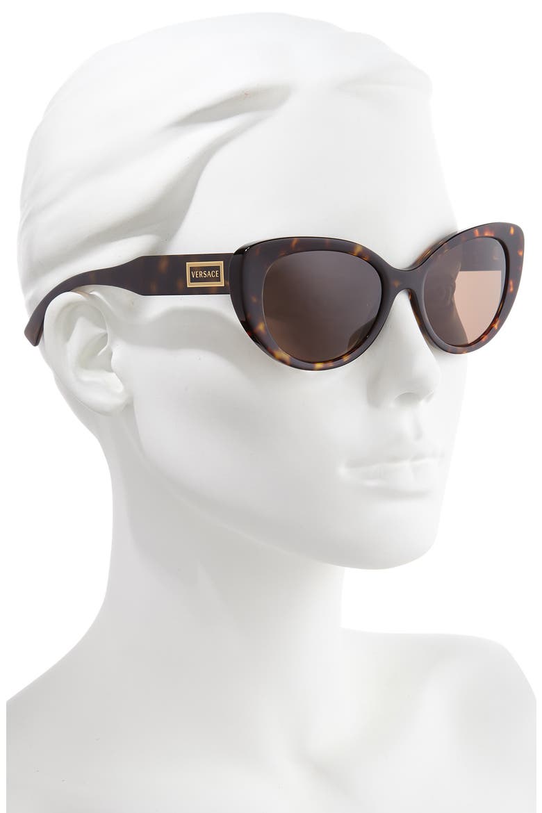 54mm Cat Eye Sunglasses, Alternate, color, HAVANA