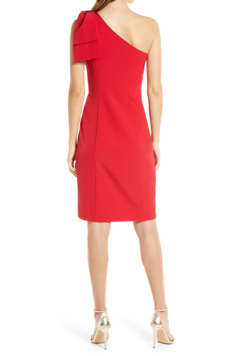 Julia Jordan One-Shoulder Sheath Dress, Alternate, color, 