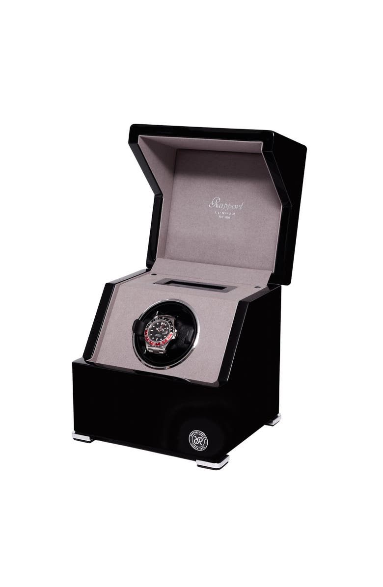 Rapport London PERPETUA SINGLE WATCH WINDER, Alternate, color, Ebony