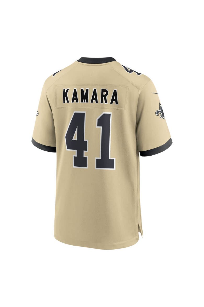 Youth Nike Alvin Kamara Gold New Orleans Saints Gameday Golds Alternate Game Player Jersey, Alternate, color, Gold