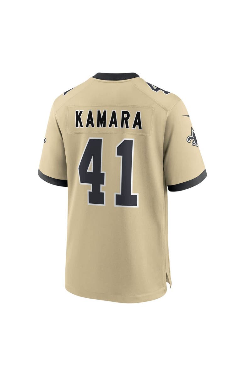Nike Youth Nike Alvin Kamara Gold New Orleans Saints Gameday Golds Alternate Game Player Jersey, Alternate, color, Gold