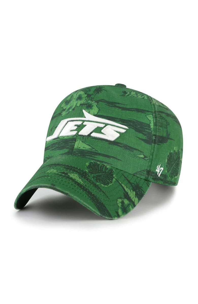 '47 Men's '47 Green New York Jets Fiji Clean Up Adjustable Hat, Main, color, Green