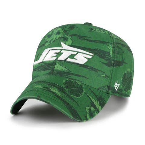 Men's '47  Green New York Jets Fiji Clean Up Adjustable Hat