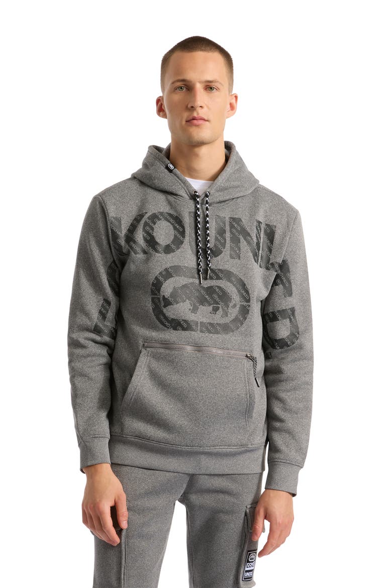 Spreadout Hoodie, Alternate, color, Grey Marled
