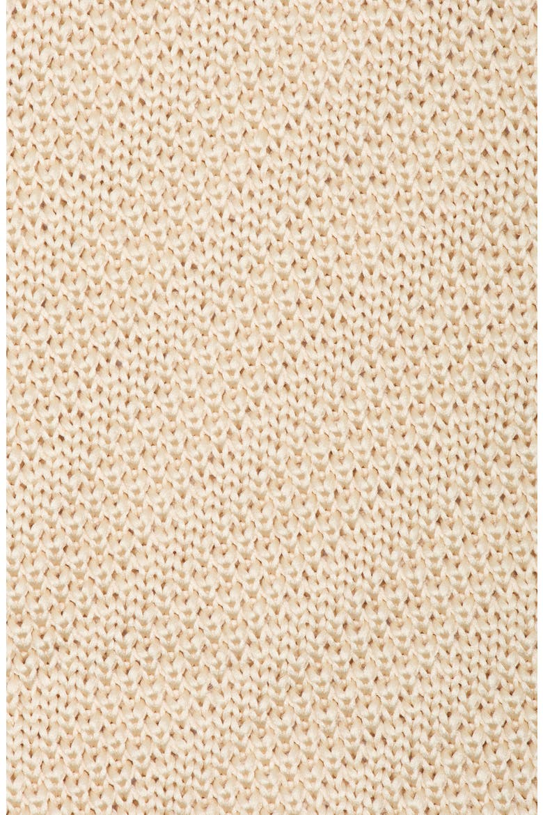 Stanley Solid Knit Tie, Alternate, color, CREAM