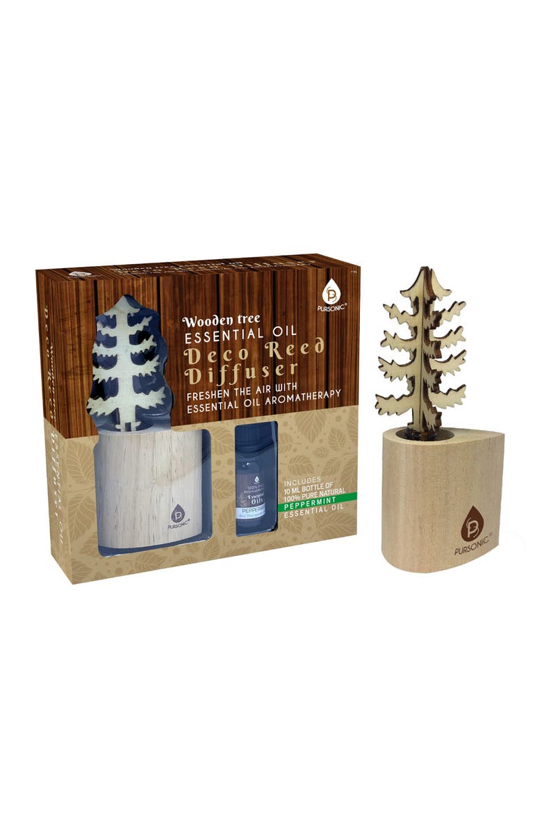 3D Tree Reed Diffuser with 100% Pure Lavender Oil, Alternate, color, Dark Brow