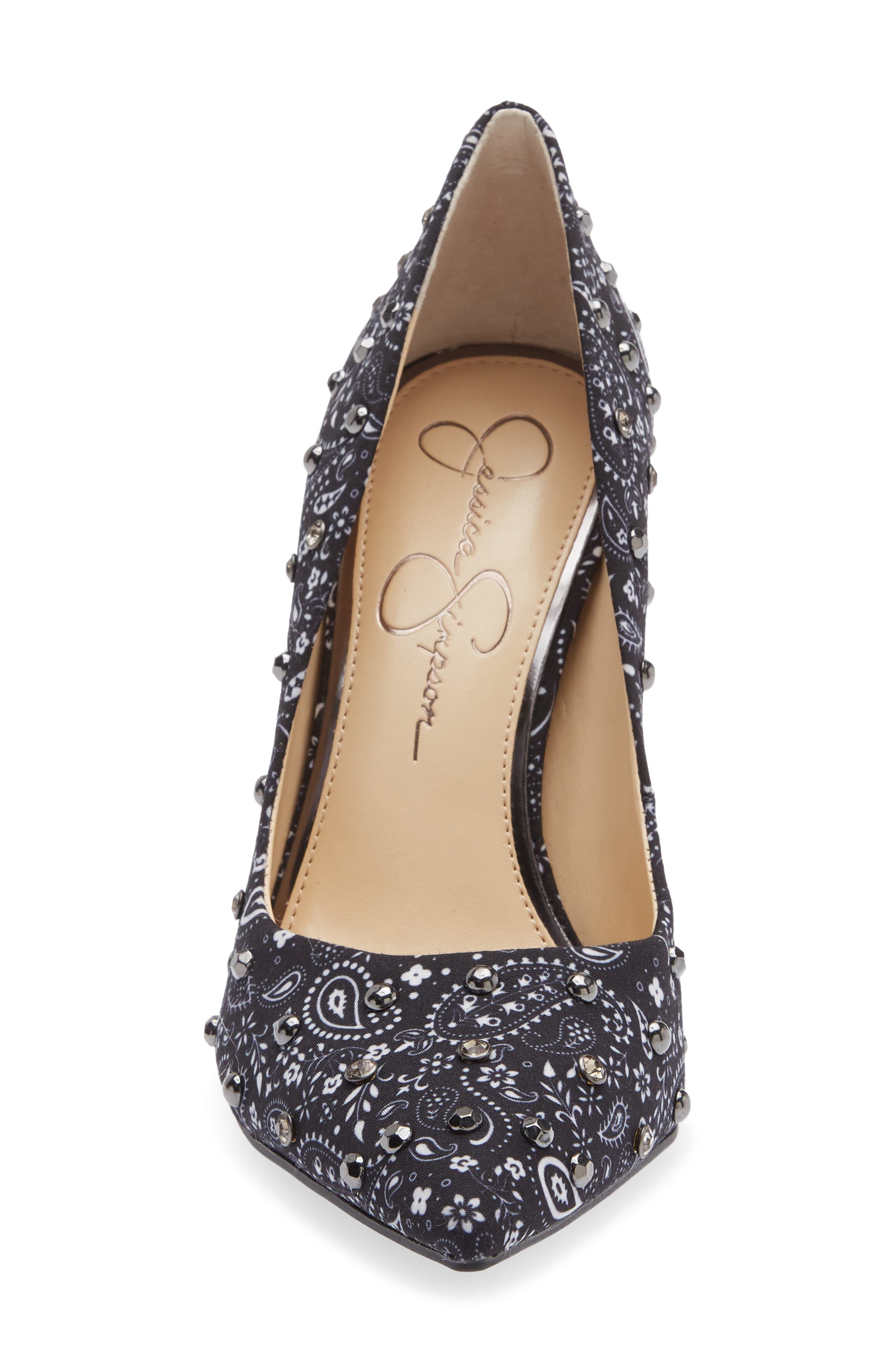 Cassani Pointed Toe Pump, Alternate, color, MIDNIGHT/ WHITE