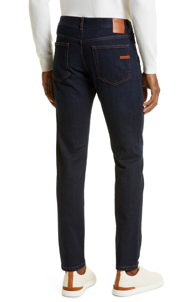 ZEGNA Men's Stretch Denim City Fit Jeans, Alternate, color, Dark Blue