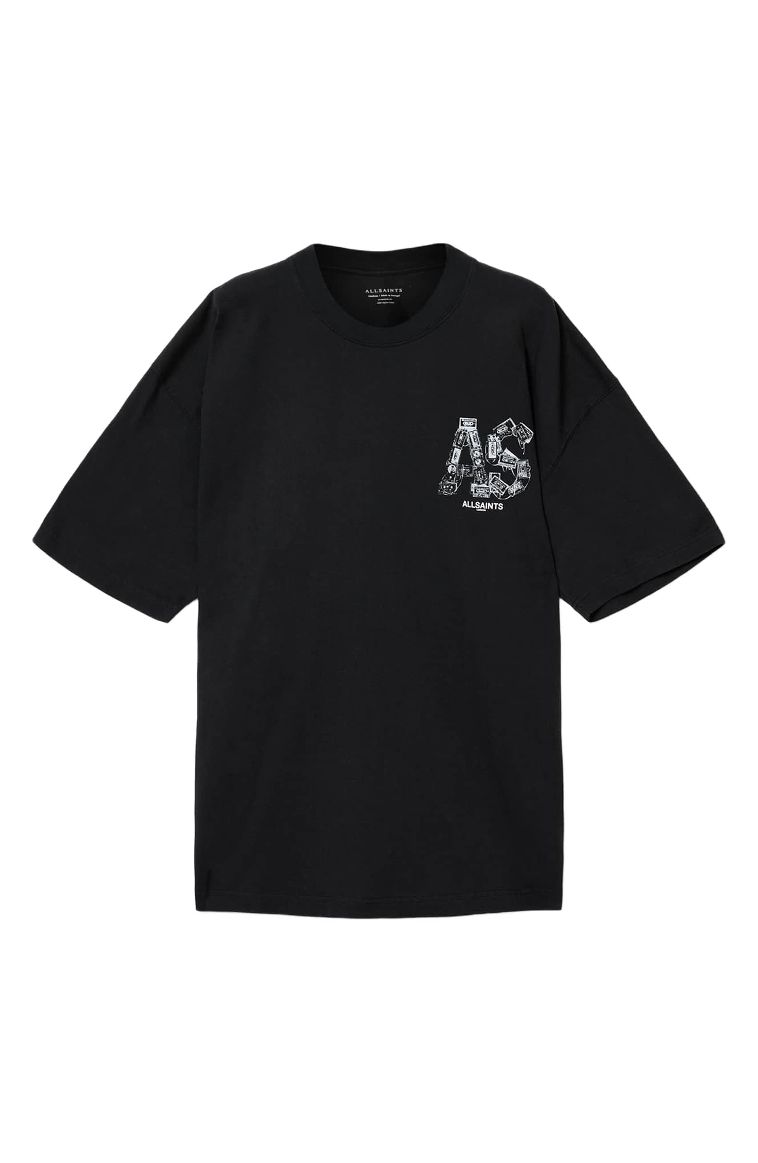 AllSaints Mixtape Cotton Graphic T-Shirt (Men) | Nordstrom