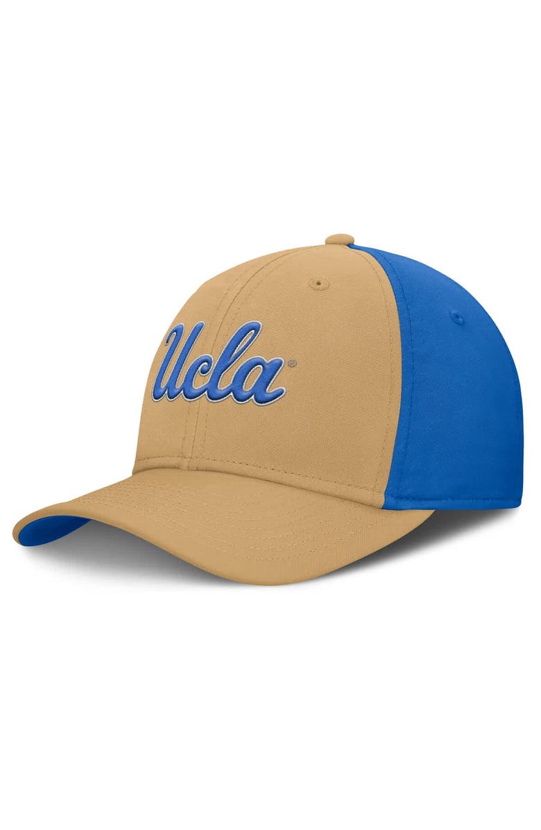 Jordan Brand Men's Jordan Brand Gold/Blue UCLA Bruins 2025 Sideline Rise Local Performance Flex Hat, Alternate, color, Gold