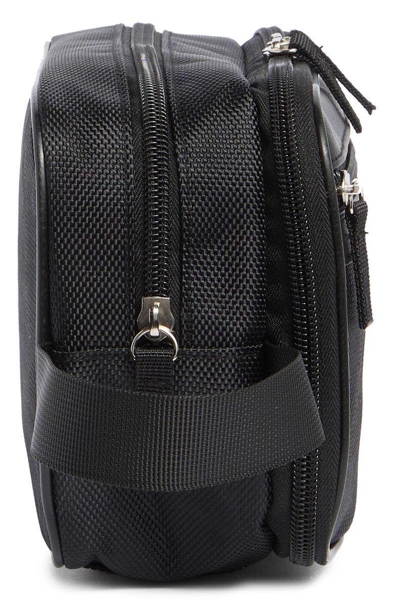 Original Penguin Nylon Double Zip Dopp Kit, Alternate, color, Black