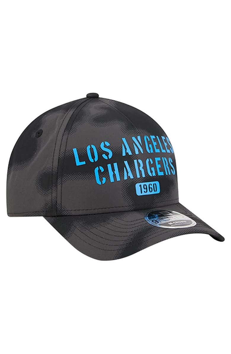 New Era Men's New Era Gray Los Angeles Chargers Halftone Camo 9FORTY Hat, Alternate, color, Gray