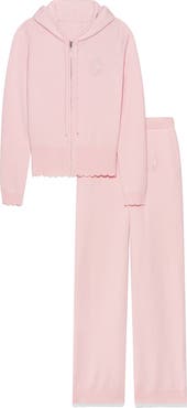 HOUSE OF CB Regina Wool & Cashmere Hoodie & Pants Travel Set