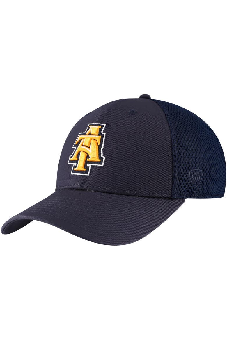 Men's Top of the World Navy North Carolina A&T Aggies Spacer Flex Hat, Alternate, color, Navy