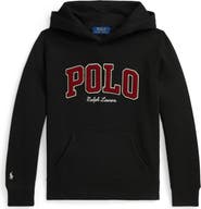 Polo Ralph Lauren Kids' Bouclé Logo Fleece Hoodie