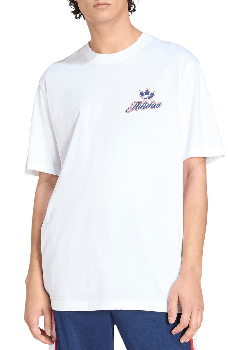 adidas Originals Cotton Graphic T-Shirt, Main, color, 