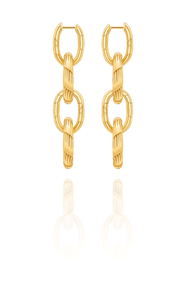 Samantha Siu - New York Eternity Earrings, Alternate, color, Gold