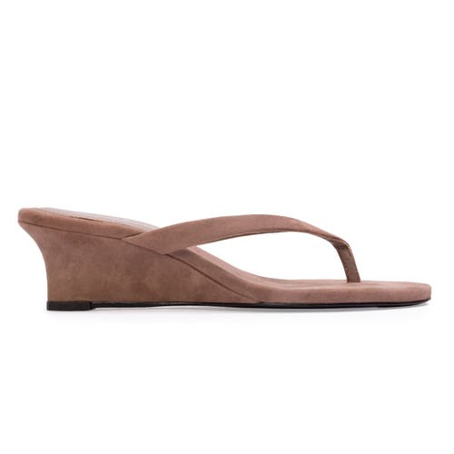Black Suede Studio Easy 50 Wedge In Brown