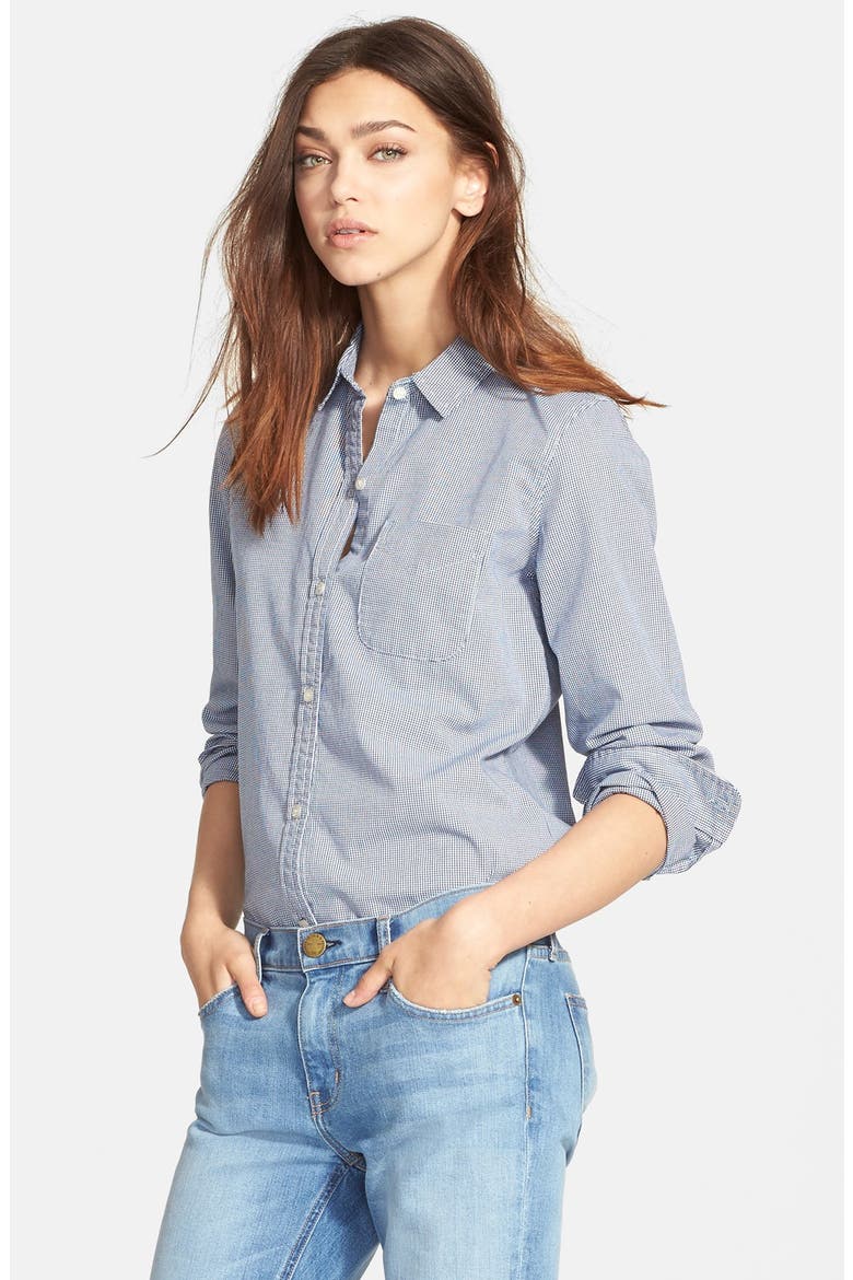 'The Slim Boy' Micro Houndstooth Shirt, Main, color, HOUNDSTOOTH BRIGADE