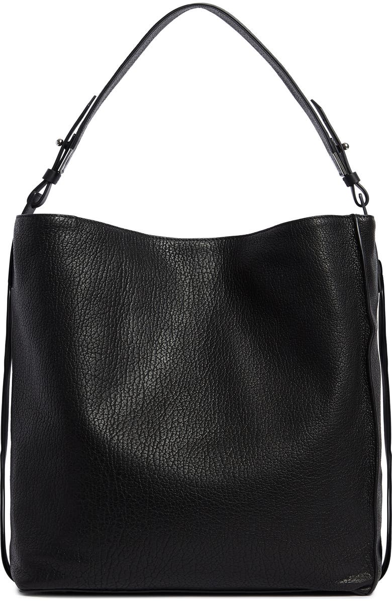AllSaints Vincent N/S Leather Tote, Alternate, color,